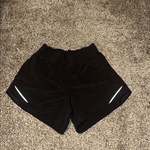 Hotty Hot Black Lululemon Athletic Shorts 4”